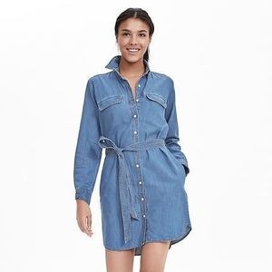 Banana Republic denim shirt dress